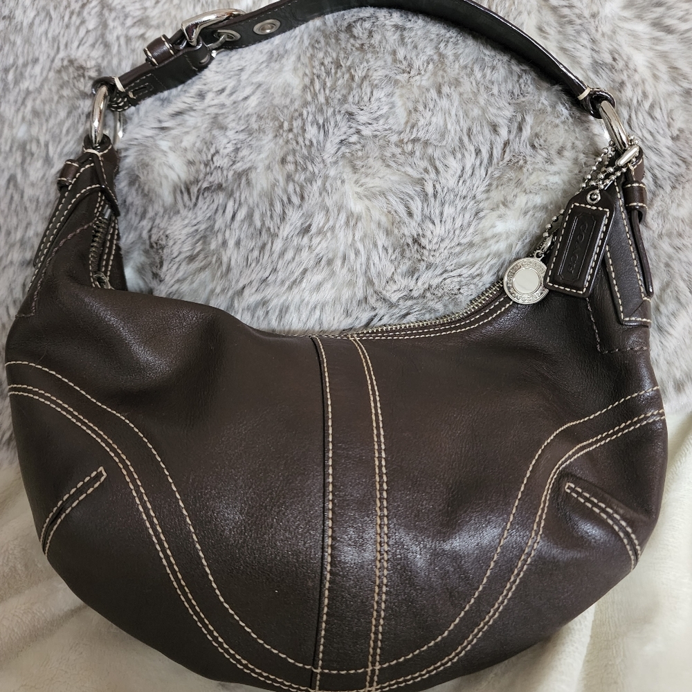 ***SOLD***Coach Hobo Chocolate Bag